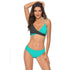 Women Bikini Set Push Up Female Swimsuit Swimwear Swim Two Piece Brazilian Bathing Suit Large Plus Size Women's Twist Front High Waist Bikini Swimsuit Drawstring Tie Side Bottom Two Piece Bathing Suit