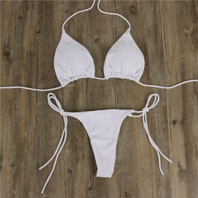 Women Bikini Swimsuit Push-Up Bra Bikini Set Two Piece Swim Suit Swimwear Beachwear Bathing Suit Strappy Swimsuit Two Pieces Bikini Set