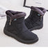 Women Boots Fashion Waterproof Snow Boots For Winter Casual Lightweight Ankle Warm Winter Boots Fur Lined Warm Ankle Boots Slip On Waterproof Shoes Comfortable Soft Design For Female