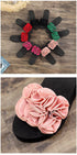 Women Bow Summer Sandals Slipper Indoor Outdoor Flip-flops Beach Shoes New Fashion Casual Flower Slipper High Heeled Bow-Knot Platform Flip Flops Beach Sandals Fashion Summer Slippers