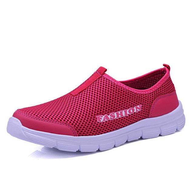 Women Breathable Mesh Casual Mens Shoes Summer Sneakers Footwear Running Shoes Men's Slip-on Ultra Lightweight Breathable Walking Shoes Non Slip Athletic Fashion Espadrilles