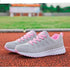 Women Casual Fashion Breathable Walking Mesh Lace Up Flat Sneakers Running Summer Sports Sneakers Fashion Casual Shoe Breathable Mesh Design