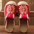 Women Casual Linen Handmade Mules Flat Slippers Retro Vegan Summer Canvas Comfortable Espadrille New Women Shoes Slides Flat Summer Style Handmade Retro Slippers