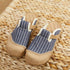 Women Casual Linen Handmade Mules Flat Slippers Retro Vegan Summer Canvas Comfortable Espadrille New Women Shoes Slides Flat Summer Style Handmade Retro Slippers