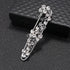 Women Charming Crystal Rhinestone Brooches Beautiful Luxury Christmas Scarf Pin Brooch For Women Suit Scarf Flower Brooch Modern Fashionable Jewelry