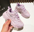 Women Chunky Sneakers Casual Vulcanized Woman High Platform Sneakers Lace Up White Sneakers White Shoes Autumn Winter Fashion Platform High Quality Sneakers