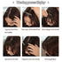 Women Clip In Hair Bangs Hairpiece Synthetic Fake Hair Piece Clip In Hair Extensions Front Natural Flat Neat Fringe Bangs With Temples For Women One Piece Hairpiece