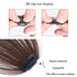 Women Clip In Hair Bangs Hairpiece Synthetic Fake Hair Piece Clip In Hair Extensions Front Natural Flat Neat Fringe Bangs With Temples For Women One Piece Hairpiece