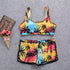 Women Crop Top Swimsuit High Waist Shorts Floral Bikini Beach Swimwear Beachwear New  Women's Halter High Waist Bikini Two Piece Swimsuits Matching Soft Bathing Suits