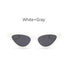 Women Elegant Black Summer Sunglasses Stylish New Popular Cat Eye Design Sunglasses For Woman New Small Eyewear Shades For Women Retro Summer Design Glasses