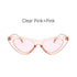 Women Elegant Black Summer Sunglasses Stylish New Popular Cat Eye Design Sunglasses For Woman New Small Eyewear Shades For Women Retro Summer Design Glasses