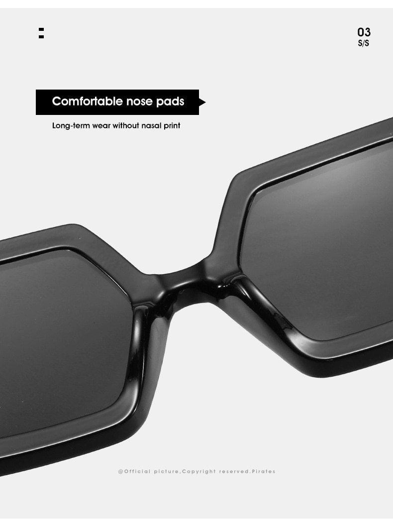 Women Elegant Design Sunglasses Stylish Fashionable Square Shape Sunglasses For Women Latest Unique Chain Style Sun Glasses For Female New Different Shades Large Frame Eyewear