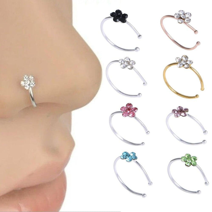 Fake on sale piercing nostril