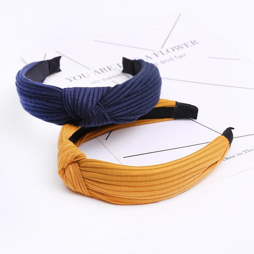 Women Fashion Hairband Suede Knotted Solid Color Headband for Women Fashion Bowknot Hairband Handmade Hair Hoop Gorgeous Hair Accessories For Women