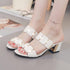 Women Fashion Spring Summer High Heel Sandals Comfortable Sandals Open Toe Tie Up Ankle Wrap Flat Sandals For Women Cute Slip On Dressy Casual Summer Sandals