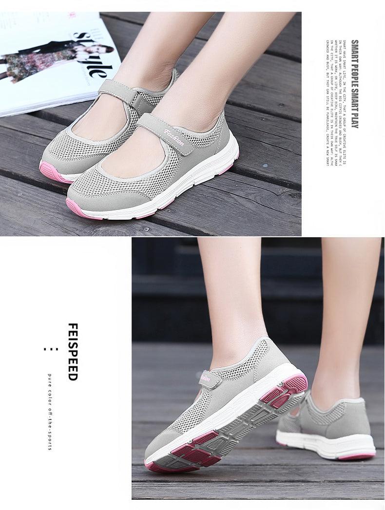 Women Flat Casual Fashion Breathable Mesh Tenis Shoes Women Summer Flat Soft Fashion Lightweight Slip-On Super Light Women Shoes - STEVVEX Shoes - 109, Casual Espadrilles, Casual Sports Sneakers, Casual Women Shoes, Classic Womens Sneakers, Comfortable Shoes, Elegant Women Shoes, Espadrilles, Non-Slip Shoes, Shoes, Soft Shoes, Sport Sneakers, Sports Shoes, Strong Shoes, Walking Shoes, Walking Sneakers, White Shoes, Women sneakers, Women's Sport Sneakers, Womens Espadrilles - Stevvex.com