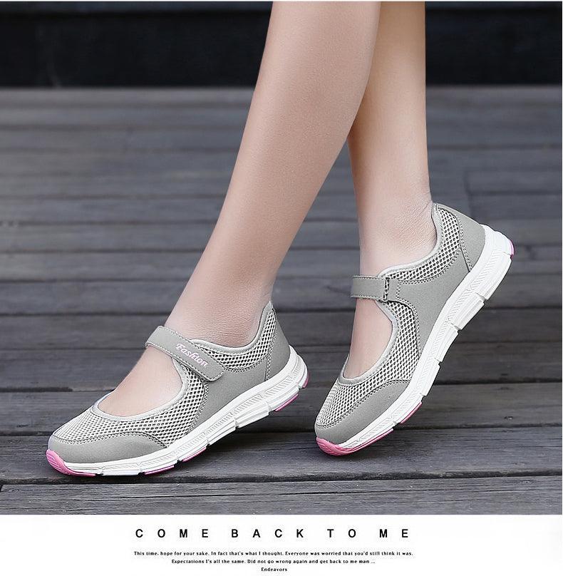 Women Flat Casual Fashion Breathable Mesh Tenis Shoes Women Summer Flat Soft Fashion Lightweight Slip-On Super Light Women Shoes - STEVVEX Shoes - 109, Casual Espadrilles, Casual Sports Sneakers, Casual Women Shoes, Classic Womens Sneakers, Comfortable Shoes, Elegant Women Shoes, Espadrilles, Non-Slip Shoes, Shoes, Soft Shoes, Sport Sneakers, Sports Shoes, Strong Shoes, Walking Shoes, Walking Sneakers, White Shoes, Women sneakers, Women's Sport Sneakers, Womens Espadrilles - Stevvex.com