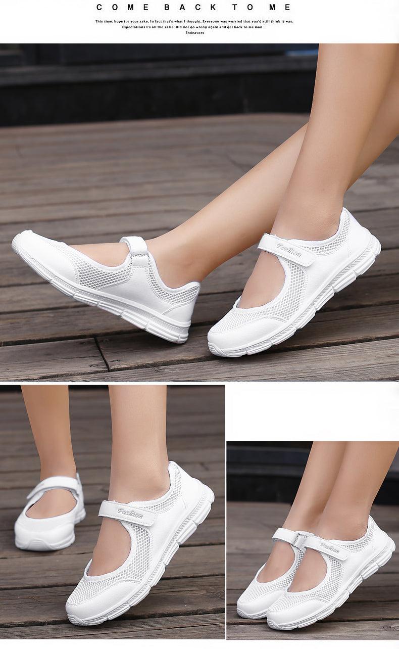 Women Flat Casual Fashion Breathable Mesh Tenis Shoes Women Summer Flat Soft Fashion Lightweight Slip-On Super Light Women Shoes - STEVVEX Shoes - 109, Casual Espadrilles, Casual Sports Sneakers, Casual Women Shoes, Classic Womens Sneakers, Comfortable Shoes, Elegant Women Shoes, Espadrilles, Non-Slip Shoes, Shoes, Soft Shoes, Sport Sneakers, Sports Shoes, Strong Shoes, Walking Shoes, Walking Sneakers, White Shoes, Women sneakers, Women's Sport Sneakers, Womens Espadrilles - Stevvex.com