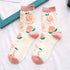 Women Funny Socks Spring Autumn Cartoon Socks Avocado Lemon Watermelon Peach Strawberry Banana Casual Socks Combed Out Of Cotton Soft Socks For Men And Women