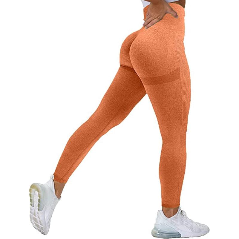 Women High Waist Leggings Female Gym Workout Legging Seamless Leggings Women Push Up Sport Girls Tight Bottom Lift Leggings Yoga Pants Fitness Fashion Push Up Seamless Leggings Breathable Workout Pants