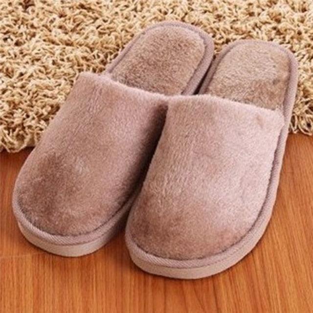 Women Home Slippers Autumn Winter Warm Furry Plush Shoes Indoor Bedroom Light EVA Couple Cotton Slipper House Memory Foam Slippers Furry Faux Fur Lined Bedroom Shoes