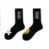 Women Korea Funny Socks Long Socks Black Cool Socks Harajuku GD Hip Hop Cotton Skateboard Socks Men New Trend Daisy Socks Men