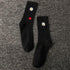 Women Korea Funny Socks Long Socks Black Cool Socks Harajuku GD Hip Hop Cotton Skateboard Socks Men New Trend Daisy Socks Men