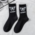 Women Korea Funny Socks Long Socks Black Cool Socks Harajuku GD Hip Hop Cotton Skateboard Socks Men New Trend Daisy Socks Men