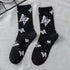 Women Korea Funny Socks Long Socks Black Cool Socks Harajuku GD Hip Hop Cotton Skateboard Socks Men New Trend Daisy Socks Men