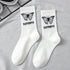 Women Korea Funny Socks Long Socks Black Cool Socks Harajuku GD Hip Hop Cotton Skateboard Socks Men New Trend Daisy Socks Men