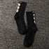 Women Korea Funny Socks Long Socks Black Cool Socks Harajuku GD Hip Hop Cotton Skateboard Socks Men New Trend Daisy Socks Men