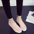 Women Leather Espadrilles Spring Trend Casual Flats Sneakers New Fashion Comfort Slip-on Platform Vulcanized Shoes Women Casual Fashionable Sports Espadrilles