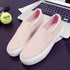 Women Leather Espadrilles Spring Trend Casual Flats Sneakers New Fashion Comfort Slip-on Platform Vulcanized Shoes Women Casual Fashionable Sports Espadrilles