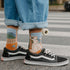 Women Long Sock Cartoon Print Creative Fashion Personalized Novelty Men Women Socks Winter Warm Comfortable Cotton Socks Running Cycling Socks For Men And Women