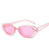 Women Luxury Pink Oval Sunglasses Retro Design Glasses Female Small Eyewear Women Elegant Reader Glasses Ultra Slim Compact Unisex Light Weight Glasses  For Women