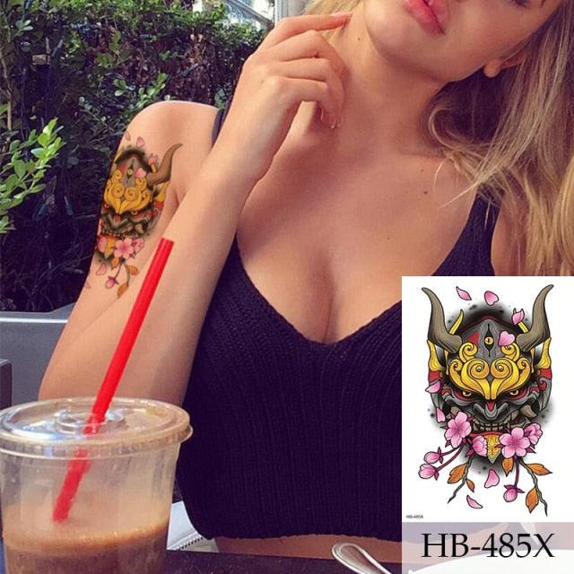 Women Luxury Temporary Stickers Realistic Body Tattoo Flowers Bird Elegant Big Design - STEVVEX Beauty - 103, 3D Tattoo, Animal Tattoo, Arm Tattoo, Beauty, Big Flowers Tattoo, Big Tattoo, Bird Tattoo, Black Tattoos, Body Tattoo, Extra Large Tattoo, Fashion Tattoo, Flower Tattoo, Girls Tattoo, Leg Tattoo, Luxury Tattoo, Modern Tatoos, Realistic Tattoo, Stylish Tattoo, Tattoo, Waterproof Tattoo, Women Tattoo, Womens Tattoo - Stevvex.com