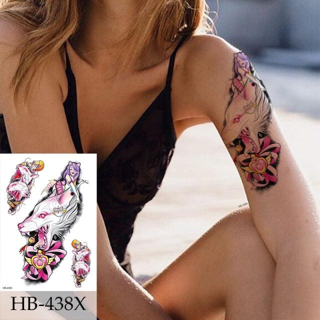 Women Luxury Temporary Stickers Realistic Body Tattoo Flowers Bird Elegant Big Design - STEVVEX Beauty - 103, 3D Tattoo, Animal Tattoo, Arm Tattoo, Beauty, Big Flowers Tattoo, Big Tattoo, Bird Tattoo, Black Tattoos, Body Tattoo, Extra Large Tattoo, Fashion Tattoo, Flower Tattoo, Girls Tattoo, Leg Tattoo, Luxury Tattoo, Modern Tatoos, Realistic Tattoo, Stylish Tattoo, Tattoo, Waterproof Tattoo, Women Tattoo, Womens Tattoo - Stevvex.com