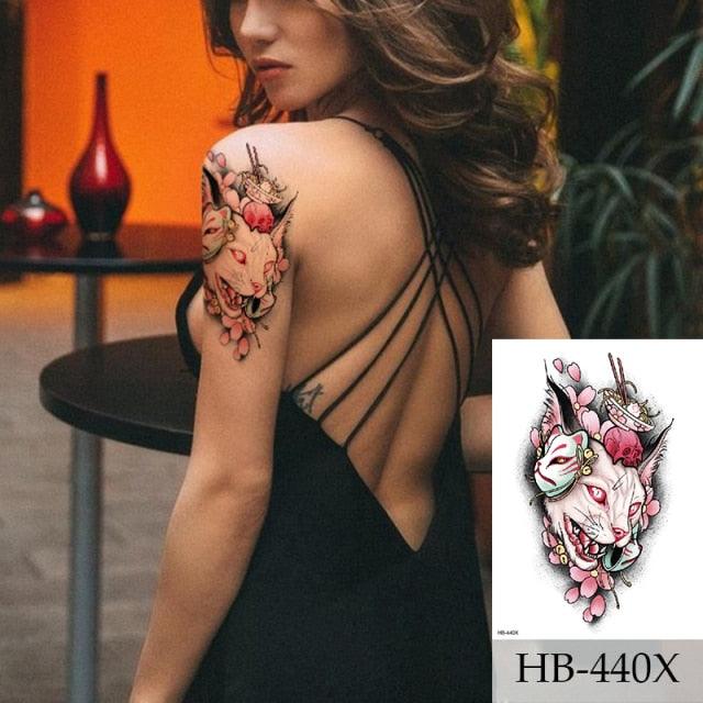 Women Luxury Temporary Stickers Realistic Body Tattoo Flowers Bird Elegant Big Design - STEVVEX Beauty - 103, 3D Tattoo, Animal Tattoo, Arm Tattoo, Beauty, Big Flowers Tattoo, Big Tattoo, Bird Tattoo, Black Tattoos, Body Tattoo, Extra Large Tattoo, Fashion Tattoo, Flower Tattoo, Girls Tattoo, Leg Tattoo, Luxury Tattoo, Modern Tatoos, Realistic Tattoo, Stylish Tattoo, Tattoo, Waterproof Tattoo, Women Tattoo, Womens Tattoo - Stevvex.com