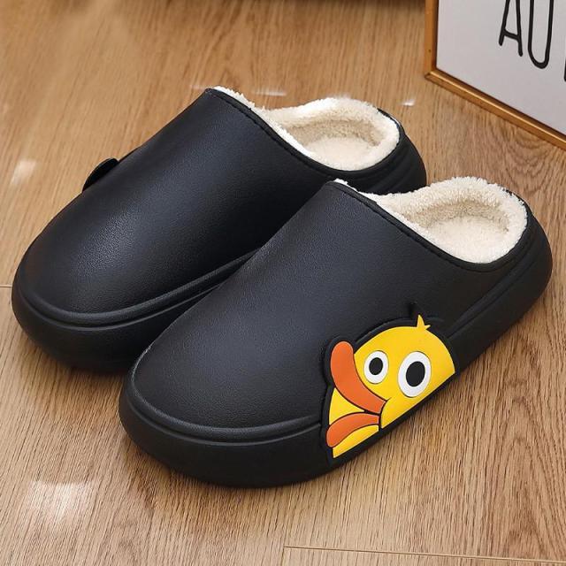 Women Men Slippers Summer Beach Slides Winter Sandals Flip Flops Duck Platform Thick Soled Couples Bathroom Quick Drying EVA Open Toe Soft Slippers Thick Lightweight Slippers