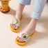 Women Men Summer Slippers Casual Sandals Beach Slides Fruits Avocado Flip Flops Non-Slip Soft Sole Bathroom Shoes Open Toe Soft Slippers Non-Slip Soft Shower Spa Bath Pool Gym House Sandals