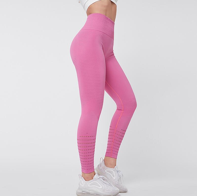 Women Mesh Leggings High Waist Seamless Fitness Leggings Fashion Female Gym Workout Leggings Seamless Gym Running Stylish Tight Athletic Leggings Soft Active Legging For Women