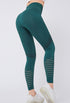 Women Mesh Leggings High Waist Seamless Fitness Leggings Fashion Female Gym Workout Leggings Seamless Gym Running Stylish Tight Athletic Leggings Soft Active Legging For Women