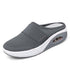 Women Mesh Lightweight Shoes Modern Clogs Female Air Cushion Sandals Thick Bottom Sneakers Air Cushion Slip-On Walking Shoes Breathable Casual Outdoor Walk Sneakers With Arch Support