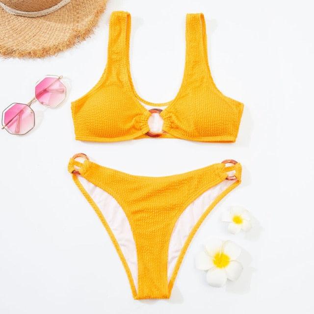 Women One-Shoulder Bikini Swimsuit Women Push Up Swimwear Women's Bathing Suit Comfortable Bikini Ribbed Two Piece Swimsuit Bikini Set Summer Bathing Suit Beach Wear Swimming Suit - ALLURELATION - 519, Beach bikini, Beach Wear, bikini, Bikini Swimsuit, classic bikini, comfortable bikini, Fashion bikini, Modern bikini, new design bikini, Push Up Swimwear, retro bikini, Ribbed bikini, Solid Bikini, stylish bikini, Summer bikini, swimwear, Two Piece Swimsuit, Women bikini, Women's Bathing Suit - Stevvex.com