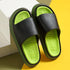 Women Outside Slippers Summer Runway Shoes EVA Soft Thick Sole Non-slip Outdoor Women Slides Pool Beach Open Toe Soft Slippers Thick Lightweight Non-Slip Shower Bath Cloud Slides Pool Gym House Sandals