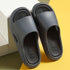 Women Outside Slippers Summer Runway Shoes EVA Soft Thick Sole Non-slip Outdoor Women Slides Pool Beach Open Toe Soft Slippers Thick Lightweight Non-Slip Shower Bath Cloud Slides Pool Gym House Sandals