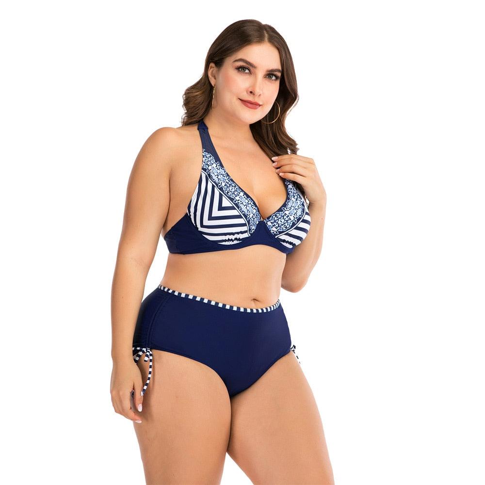 Women Push Up Bikini Sets Swimwear Women Swimsuit  Plus Larges Size Bathing Swimming  Suits Beachwear Women's Swimsuits Halter Push Up Bikini Two Piece Bathing Suits Women Plus Size Bikini