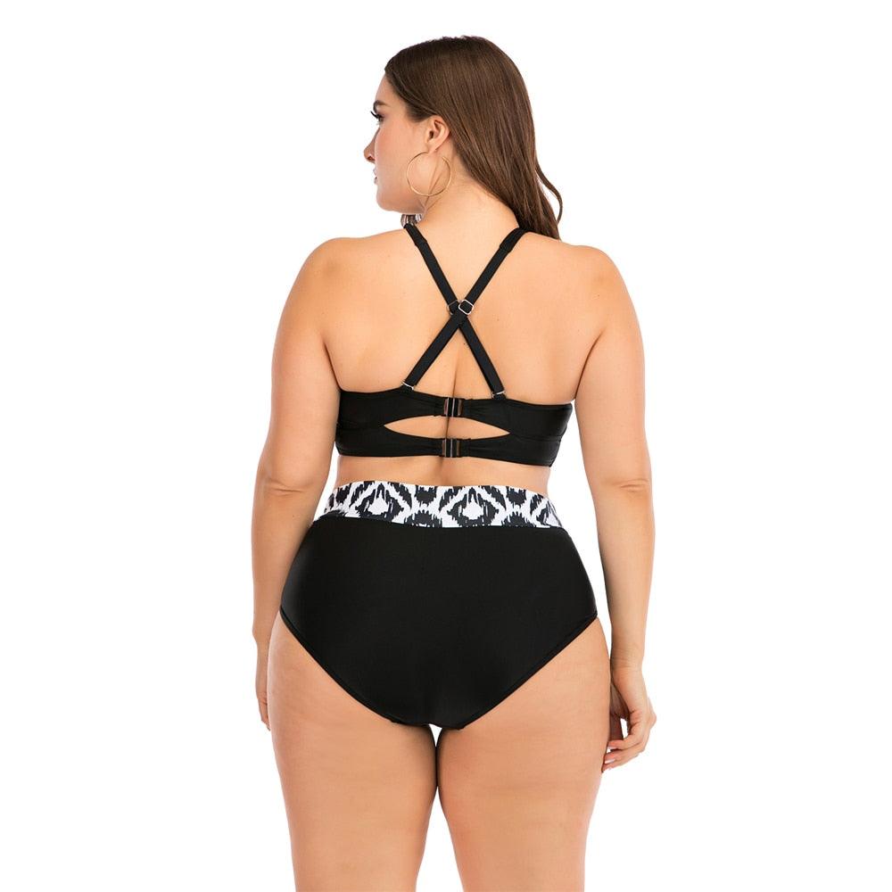 Women Push Up Bikini Sets Swimwear Women Swimsuit  Plus Larges Size Bathing Swimming  Suits Beachwear Women's Swimsuits Halter Push Up Bikini Two Piece Bathing Suits Women Plus Size Bikini