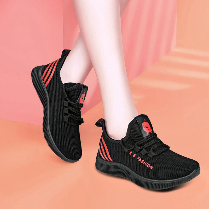 Women Running Shoes Air Mesh Sneakers Breathable Soft Light Woman Sport Shoes Walking Jogging Casual Shoes Breathable Walking Mesh Flats Sport Running Sneakers