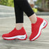 Women's Casual Chunky Sneakers Platform Walking Shoes Fashion Knited Casual Walking Shoes Sock Sneakers Slip On Mesh Air Cushion Comfortable Easy Shoes